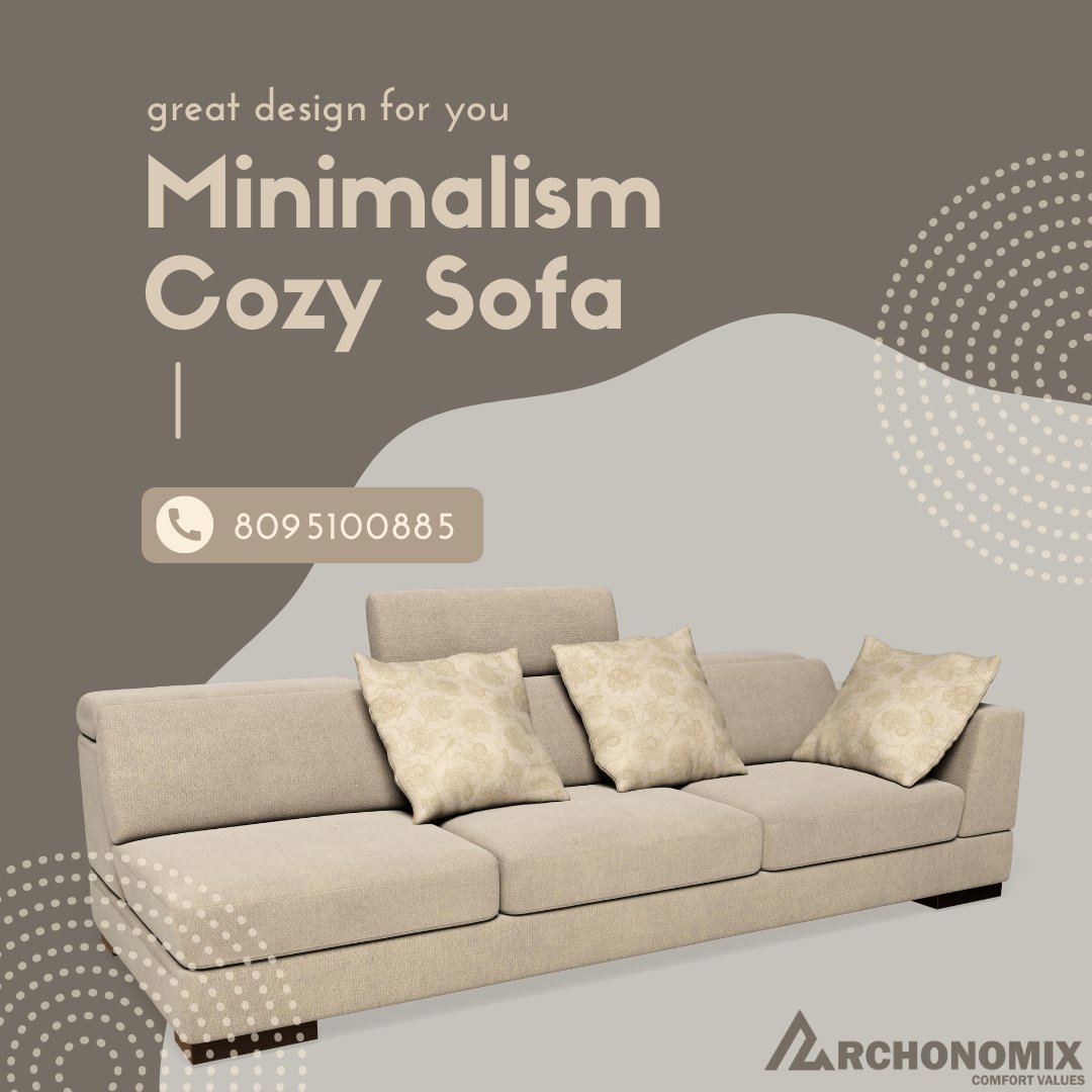 Embrace simplicity and comfort with our minimalist cozy sofa, where clean lines meet ultimate relaxation.

#relaxation #ultimaterelaxation #embracesimplicity #comfortzone #sofa #minimalistsofa #cozysofa #sofaset #sofá #bangalore #furnitureindia #archonomix #Karnataka #India