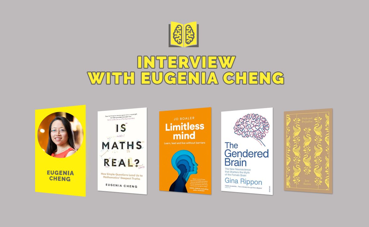 Happy #SmartThinkingSaturday! @DrEugeniaCheng, author of Is Maths Real?: How Simple Questions Lead Us to Mathematics’ Deepest Truths recommends a super stack of books!

smartthinkingbooks.com/smart-thinking…

#smartthinkingbooks #BookRecommendations #nonfiction