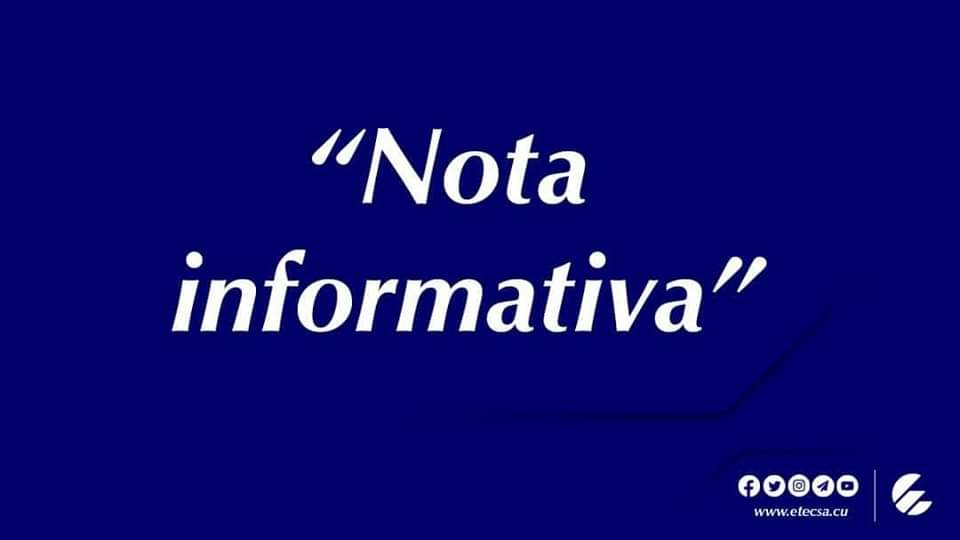 ETECSA tweet media