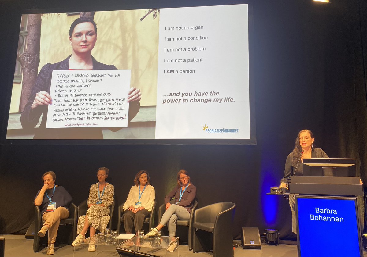 lauraandreoli80's tweet photo. #EULAR2023 @eular PARE session
“SO WHAT NOW?” Challenges when living with #rheumaticdiseases 
🗓️everyday tasks
🫂interpersonal relationships &amp; sexuality 
🚼family planning 
🖥️absenteeism | presenteeism
🧘🏻mindfulness 

TREAT THE PATIENT, SAVE THE PERSON! 
@fibrofella @GiogioMasca https://t.co/Ek3Jkkvfbm