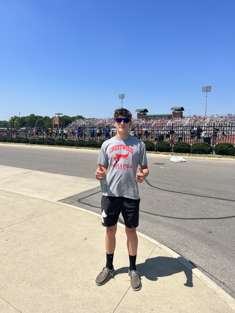 Good luck today Hunter! One jump at a time!