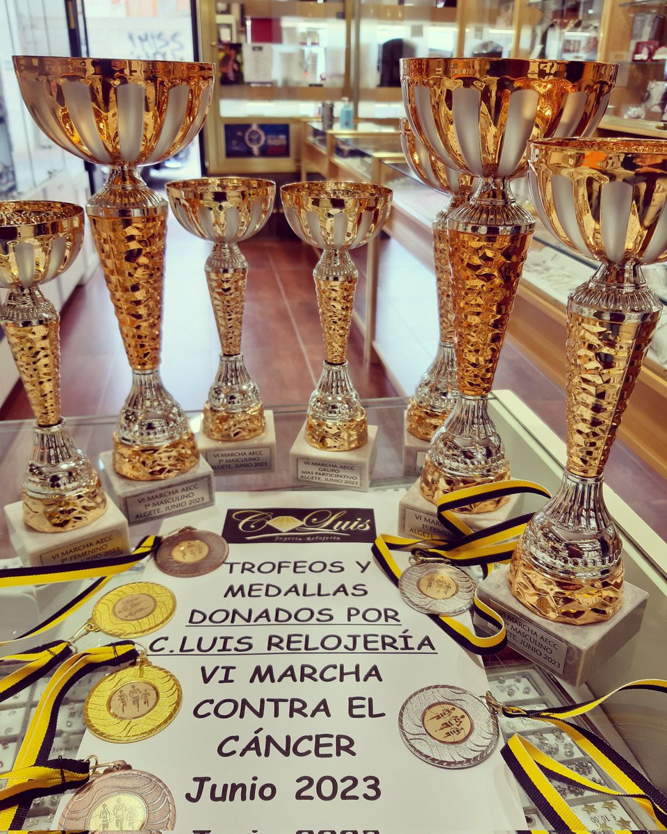 CLuisRelojeria's tweet photo. 💪t໐໓໐Ş ¢໐ຖtrค ēl ¢áຖ¢ēr💪
Nuestro aporte solidario a la🏃🏃♀️"VI Marcha Contra El Cáncer"🏃♀️🏃 que se celebra este domingo 4 junio en #Algete
#másinvestigación #contraelcáncer #másinvestigaciónparamásvida #marchacontraelcáncer #algetesolidario #todoscontraelcáncer https://t.co/VcQTzW2Mnp