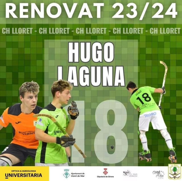 HOQUEI PATINS-Primers moviments de l'<a href="/HoqueiLloret/">Club Hoquei Lloret</a>  23/24.
El conjunt selvatà ha anunciat les renovacions dels seus màxims golejadors: <a href="/aleixpastor8/">Aleix Pastor</a> i Hugo Laguna.
El capità va marcar 18 dianes en 22 jornades mentre el lloretenc en va fer 17 amb els mateixos partits.
#OKPlata