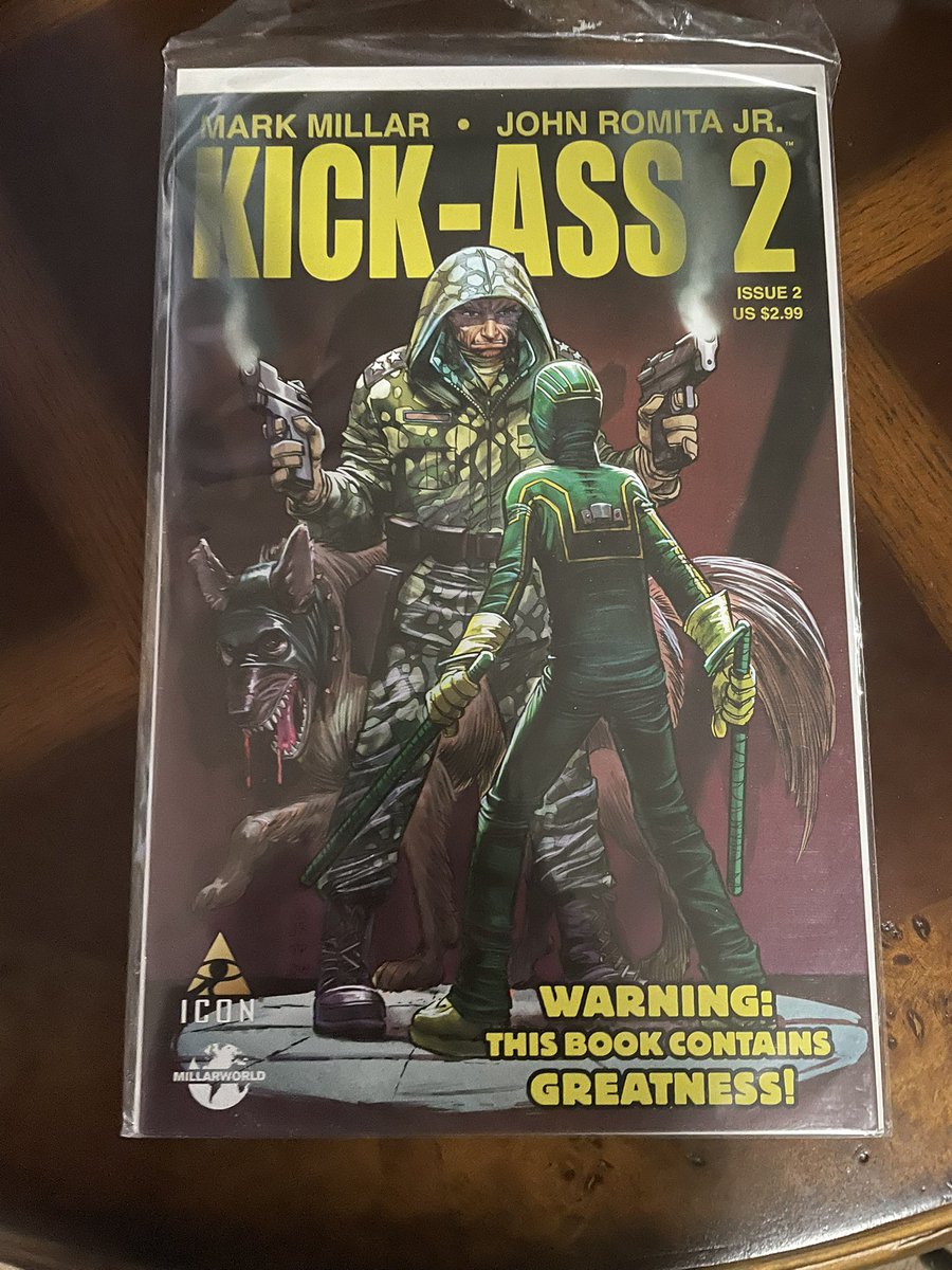 #comicoftheday
Kick ass 2
Love the movies cool to own some of the material 😁