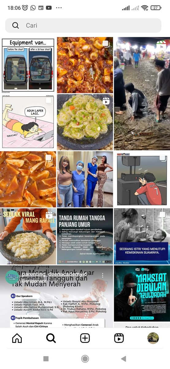 iban_ninung's tweet photo. Laki-laki baik biasanya bisa dicek dari tab explore di Instagramnya. 

Coba share punya kamu kalo berani

Eh... Ada bencongnya ternyata https://t.co/f48nciuxqC