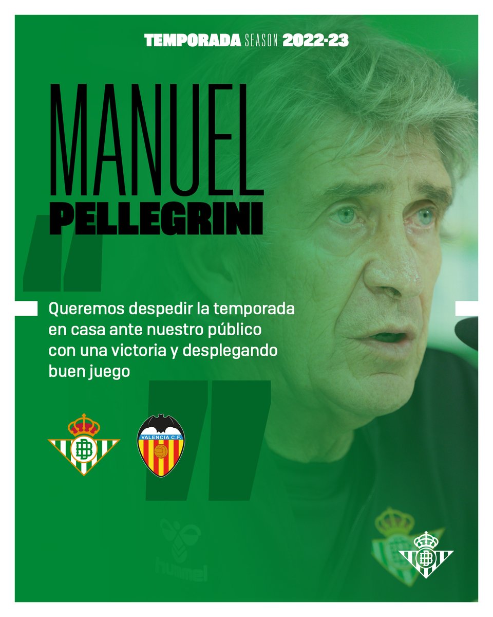 🗣🗯📝

La frase.

#DíaDeBetis #RealBetisValencia