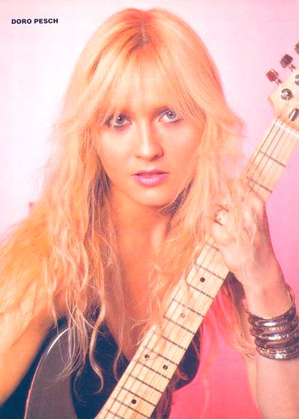 Happy Birthday to Doro Pesch. Born in Düsseldorf, West Germany in 1964.  