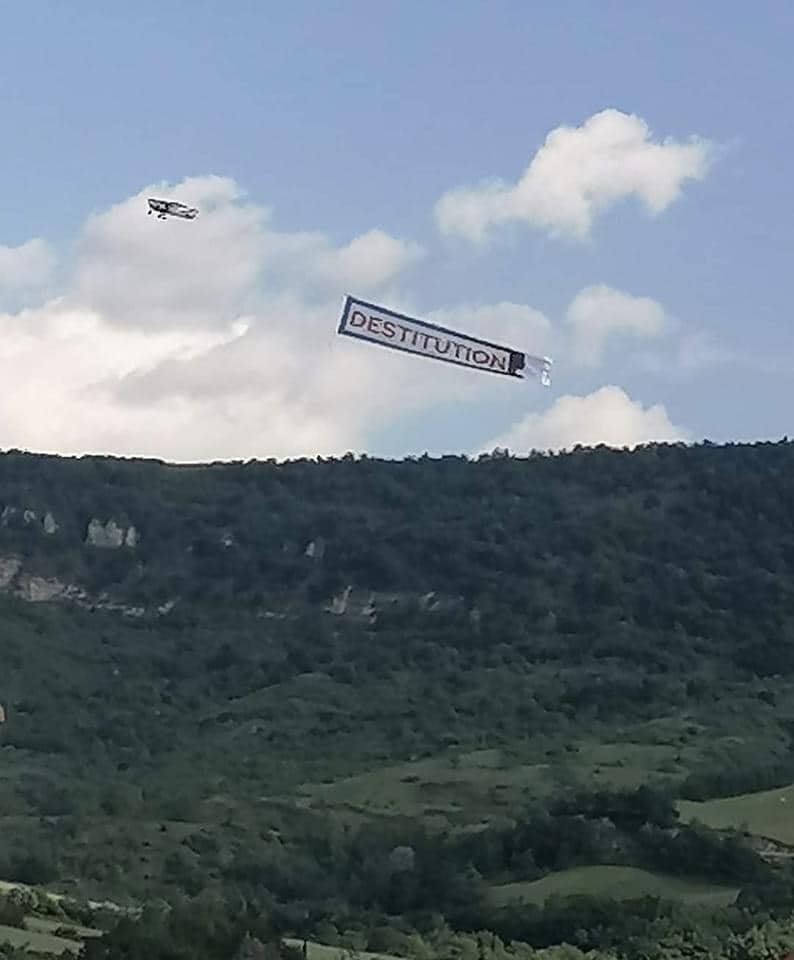 Hier 1er juin, dans le ciel de MILLAU...