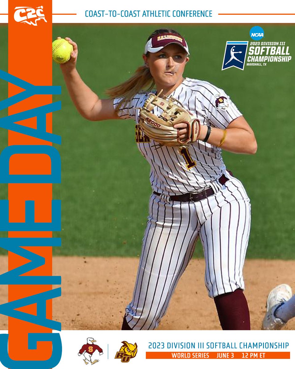 🏆 #D3Softball 𝘾𝙝𝙖𝙢𝙥𝙞𝙤𝙣𝙨𝙝𝙞𝙥 🏆

🥎 <a href="/SUSeaGulls/">Salisbury Athletics</a> 🆚 Rowan

12 PM ET
📍 Marshall, Texas
📺📊 ncaa.com/game/6149152

▶️ ncaa.com/brackets/softb…

#C2CSB // #Dare2Prepare