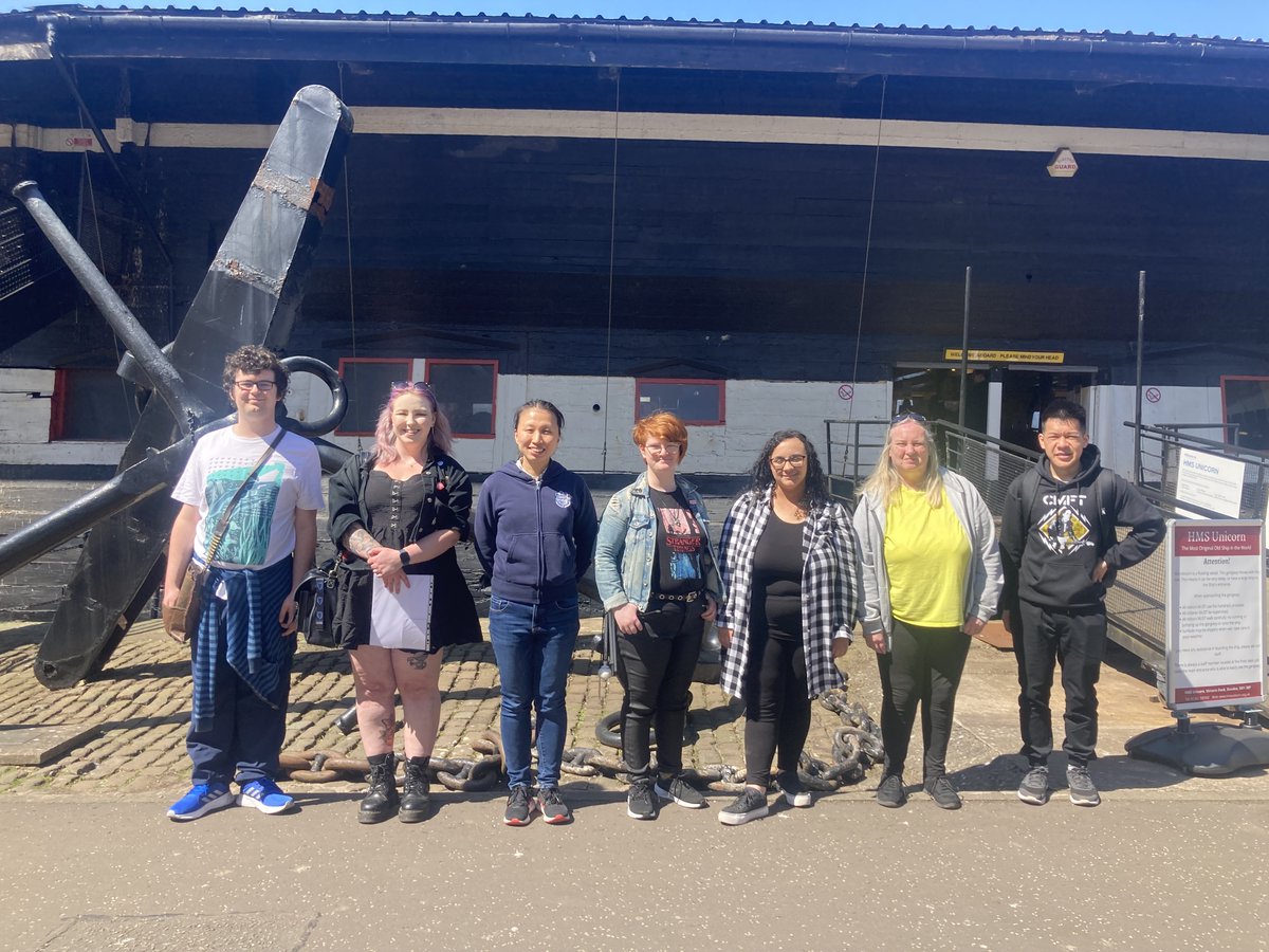 We were delighted to have volunteers from @TheCircle_CIC at Dudhope Castle here for a tour of the ship as part of their Volunteers Week celebrations.

Thank you for visiting!