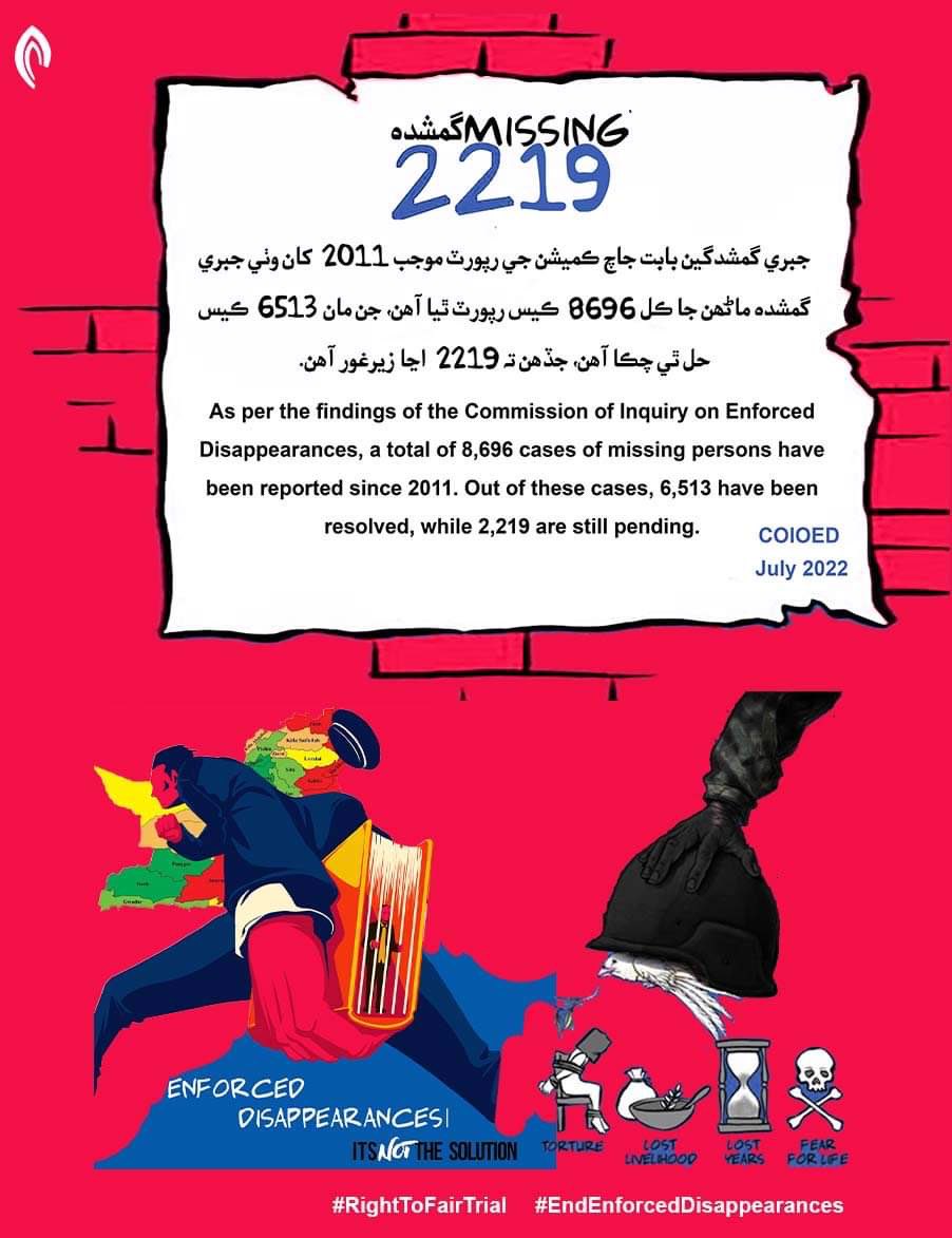 Halarnawaz's tweet image. It is imperative to put an immediate halt to the &apos;abhorrent&apos; practice of enforced disappearances, ensuring that every individual is entitled to a fair trial

#EndEnforcedDisappearances 
#RightToFairTrial