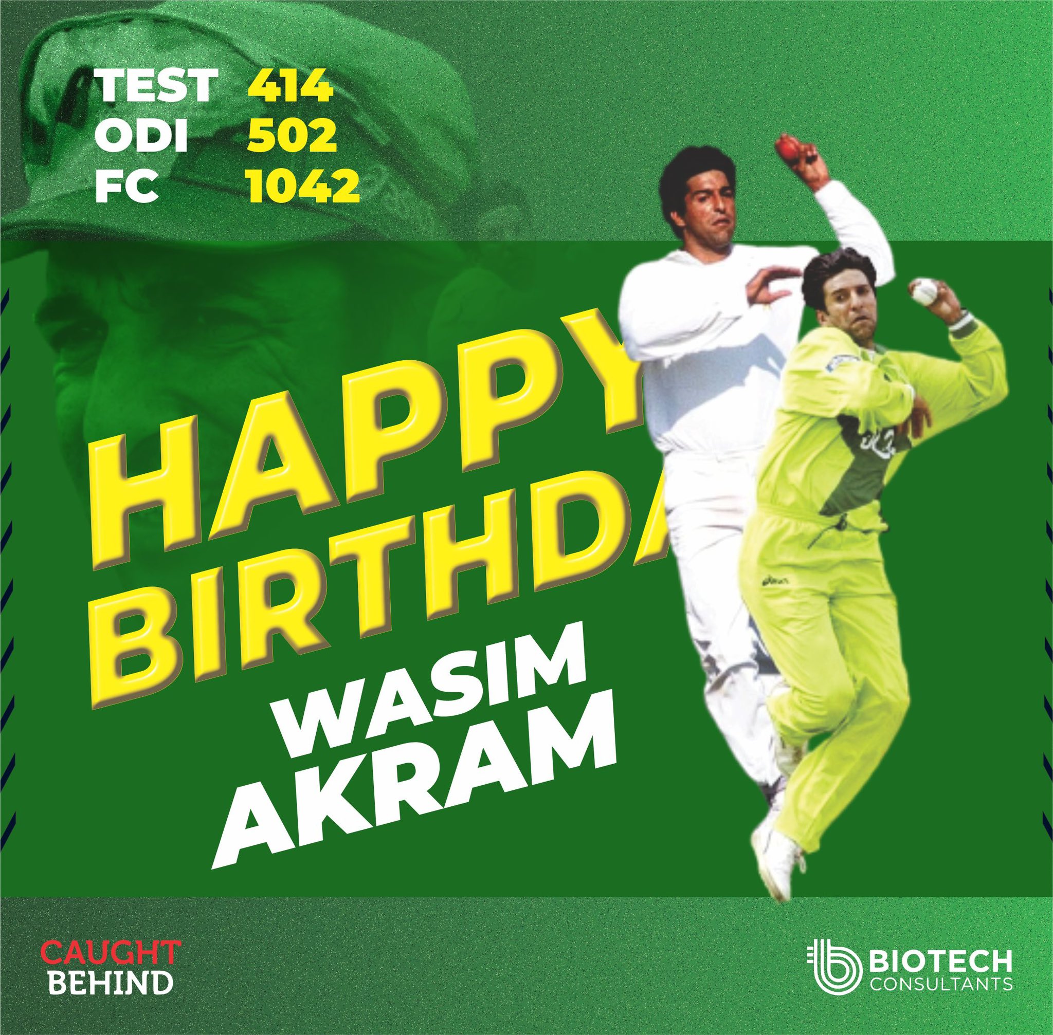 Happy Birthday to Wasim Akram 