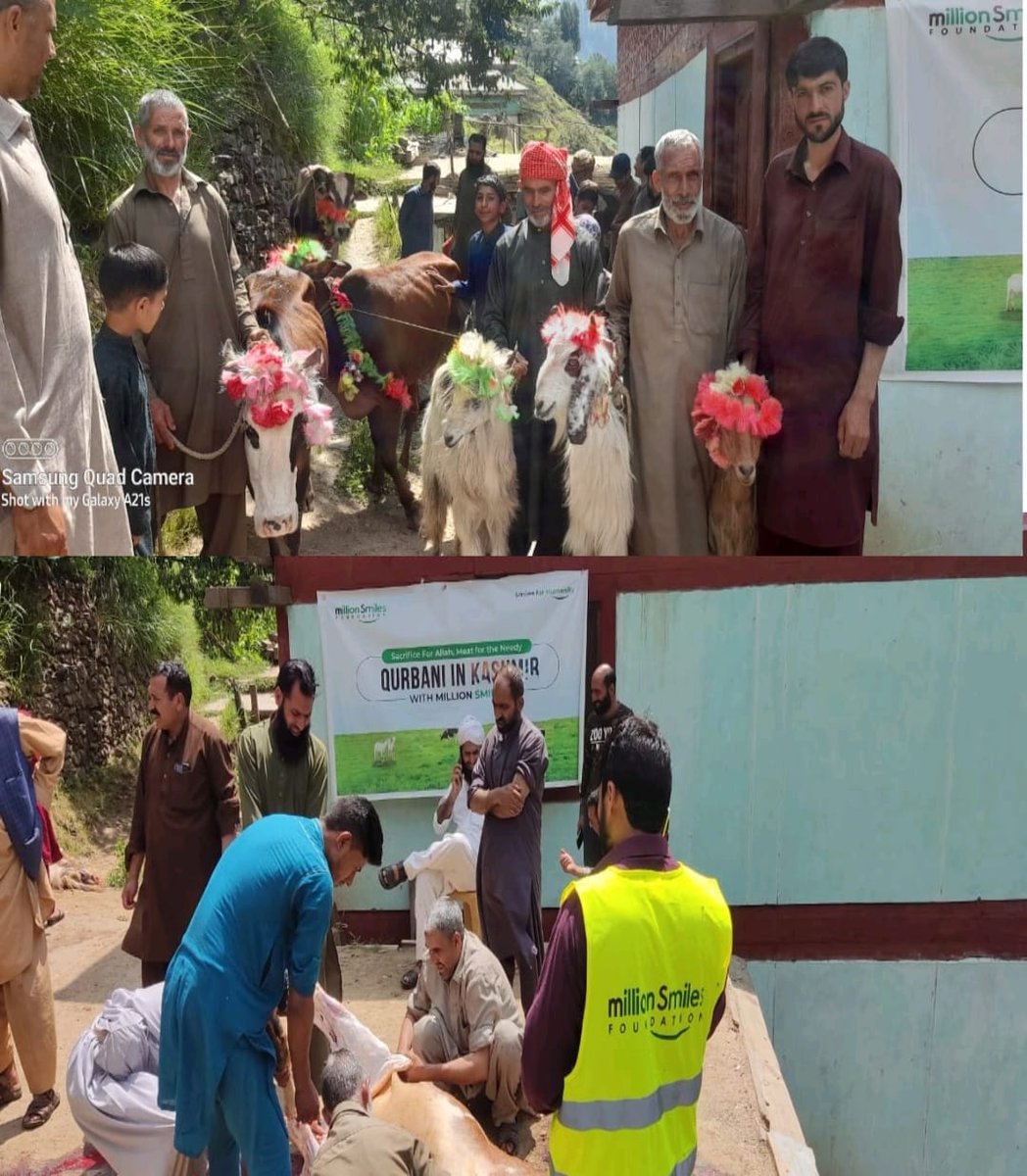 imahtshamaltaf's tweet photo. By participating in #Qurbani_withMillionSmiles, you can bring happiness and joy to deserving families. Let's spread the spirit of Eid.
Account Title: Million Smiles Foundation
Bank: BANKISLAMI PAKISTAN LTD 
A/c Number: 205357021940001
Currency: Pak Rupees (PKR) https://t.co/V2mPLLRY1E