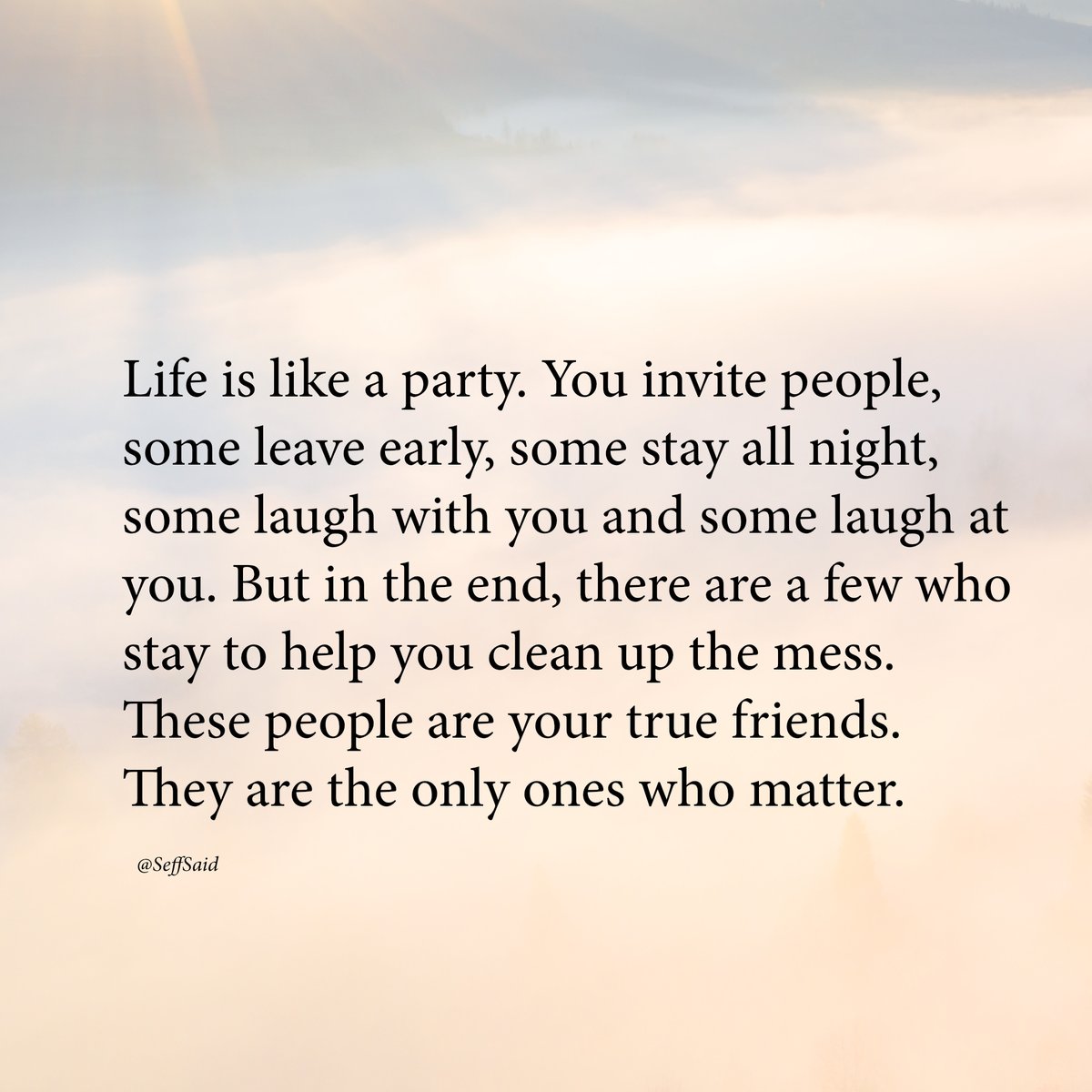 Life is like a party