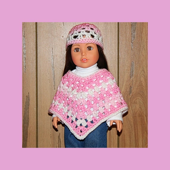 Doll Hat And Poncho tinyurl.com/yg8x9bwm via @EtsySocial #quiltfabric #handmade #dollhatand #ponchoset