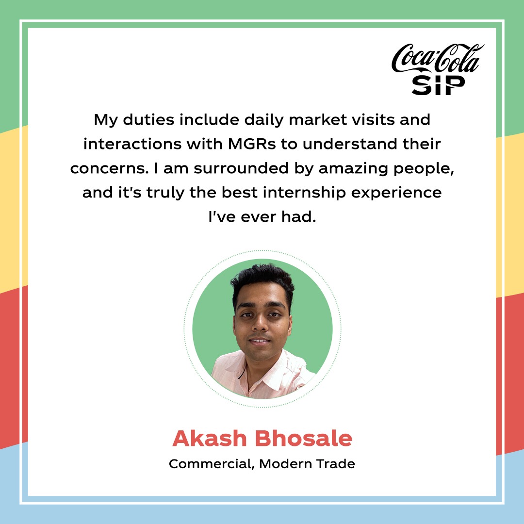 With the last days of our summer internship approaching, we are sharing some final thoughts from our interns on their enriching experiences.

Swipe through to see how this internship has been for each of them!

#HCCB #LifeAtCoke #SIP #SIPpers #ThriveWithCocaCola #ThirstForMore