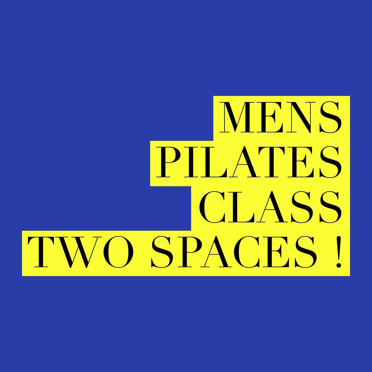 Men of Altrincham …..have you always wanted to try Pilates ? Would you like to become more flexible , strengthen your core , de-stress ? I have two spaces available on my men only Pilates class in Hale on Tuesday evenings 6.30pm.  5 week block . PM me to book or for more info .