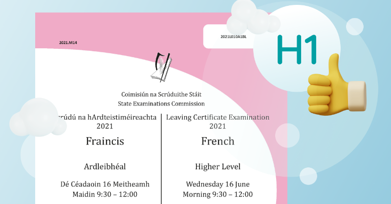 Studyclix's tweet photo. Sitting the Leaving Cert French exam tomorrow?

Check out this guide for some last-minute tips ⬇️