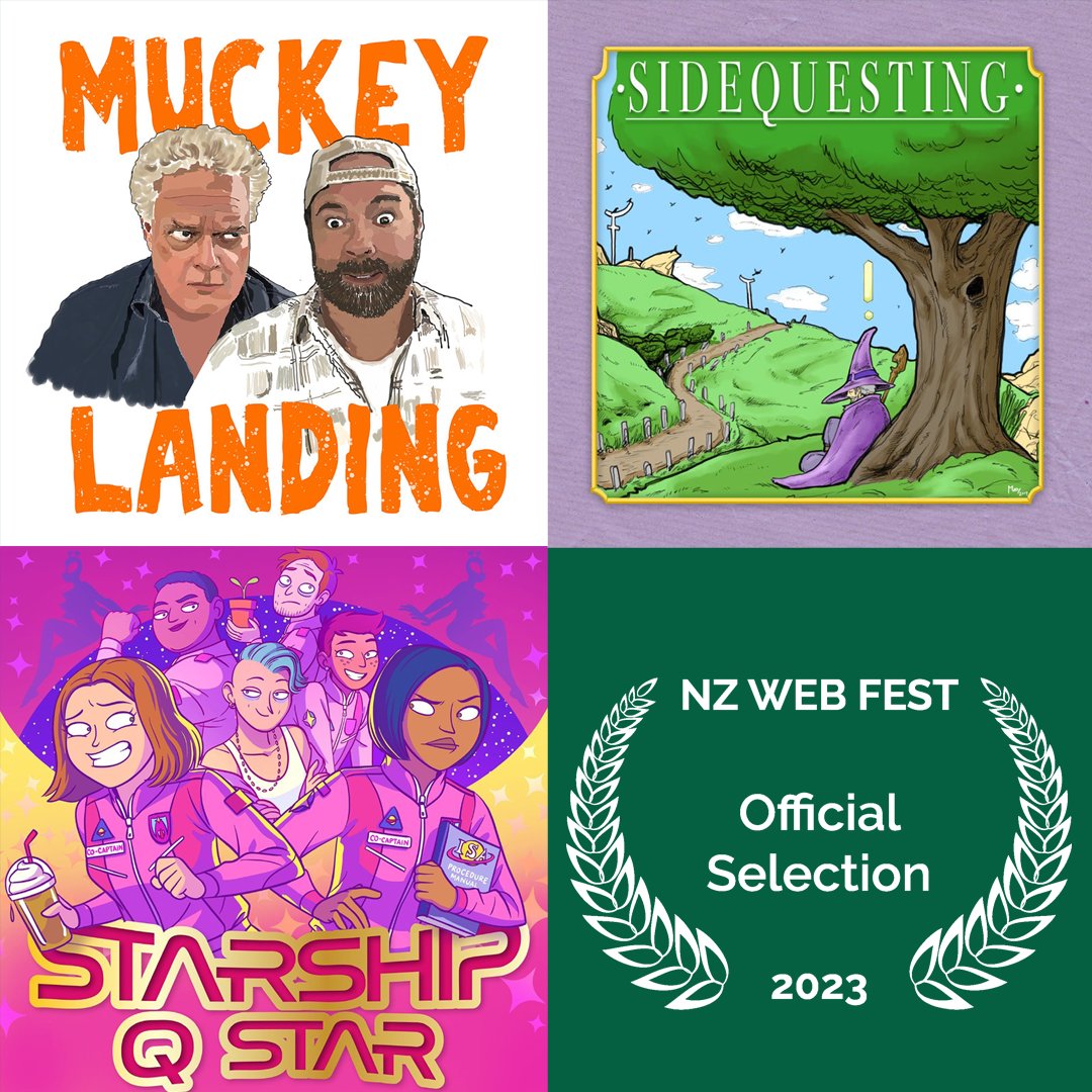 NZ Web Fest (@nzwebfest) on Twitter photo Congrats to the latest podcast early selections.
Actual plays The Dirty Twenty and The Valkyrie Cycle by <a href="/midnightcmedia/">Midnight Ceremonies Media</a>.
Standalone fiction The Slightly Sleazy Speakeasy and fiction podcasts - <a href="/MuckeyLanding/">Muckey Landing - a sort of a podcast</a>, <a href="/SidequestingPod/">π³οΈββ§οΈ Sidequesting π³οΈβπ</a> and <a href="/starshipqstar/">Starship Q Star π³οΈβππ³οΈββ§οΈ ππͺ</a>.
πππππ
#callforentries Congrats to the latest podcast early selections.
Actual plays The Dirty Twenty and The Valkyrie Cycle by <a href="/midnightcmedia/">Midnight Ceremonies Media</a>.
Standalone fiction The Slightly Sleazy Speakeasy and fiction podcasts - <a href="/MuckeyLanding/">Muckey Landing - a sort of a podcast</a>, <a href="/SidequestingPod/">π³οΈββ§οΈ Sidequesting π³οΈβπ</a> and <a href="/starshipqstar/">Starship Q Star π³οΈβππ³οΈββ§οΈ ππͺ</a>.
πππππ
#callforentries