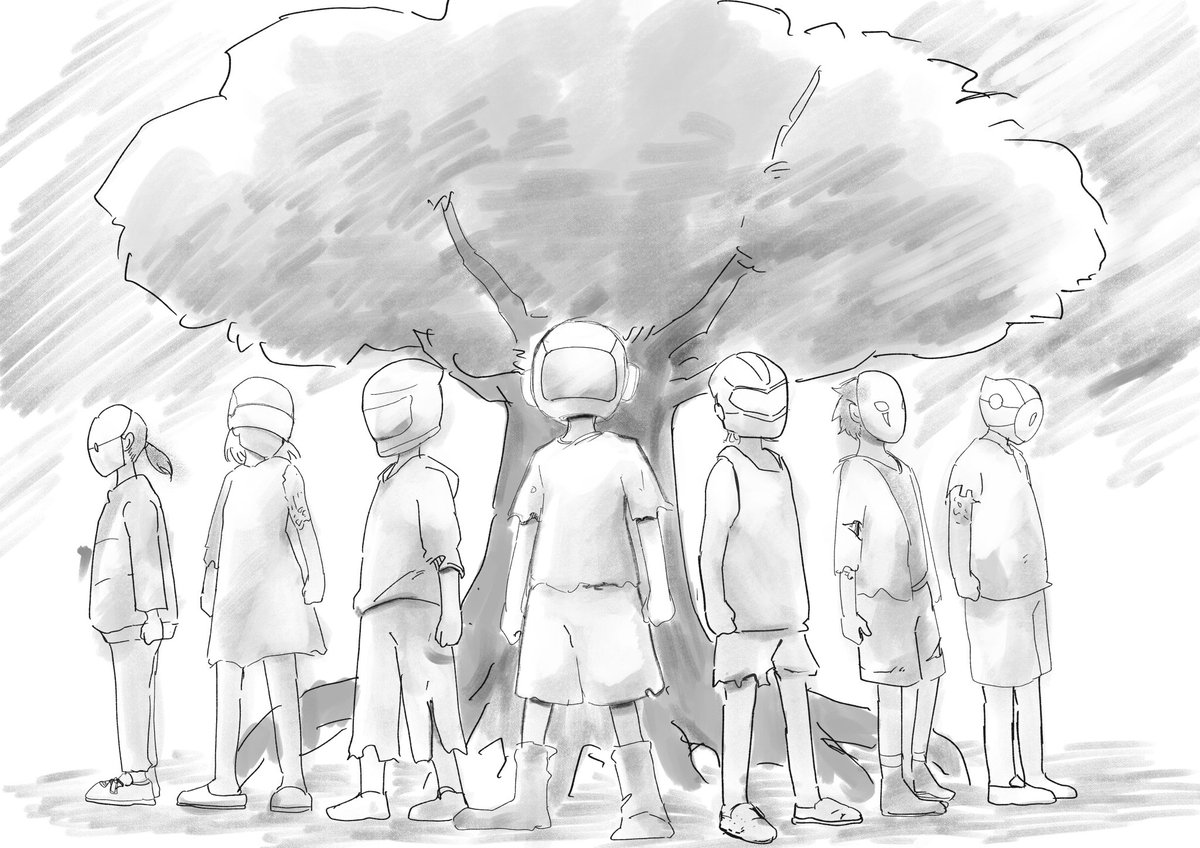 昔ポシャッた読み切りの絵 https://t.co/QKz59sSlsG