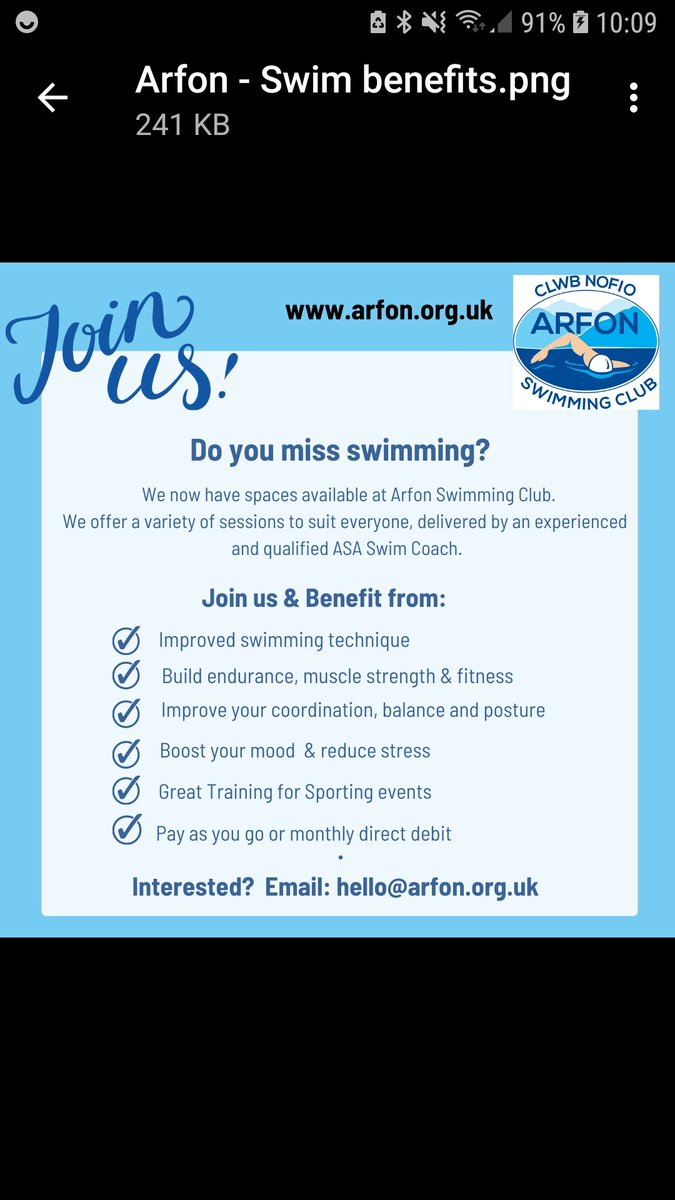 Arfon Swimming Club tweet media