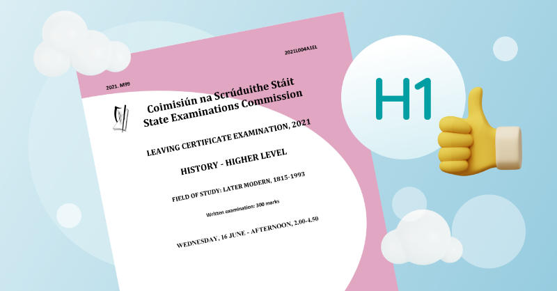 Studyclix's tweet photo. A big one is up tomorrow - Leaving Cert History!

Check out our tips on how to approach the written exam with this guide from a former H1 student ✍🏻