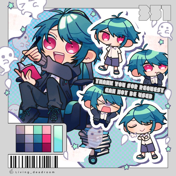 「barcode chibi」 illustration images(Latest)