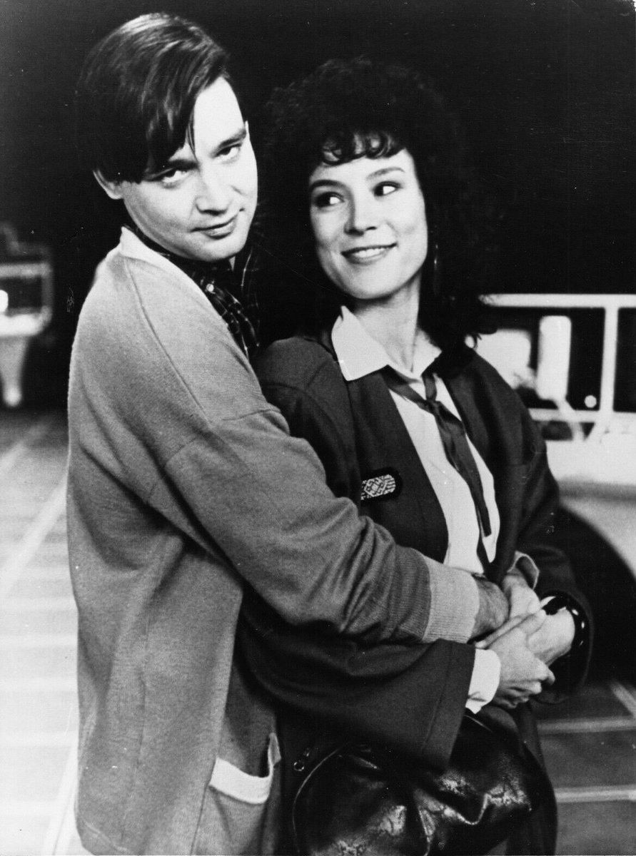 Jennifer Tilly and John Murray - Moving Violations 1985 #jennifertilly #actress #voiceactress #playerpoker #johnmurray #actor #movingviolations #movie