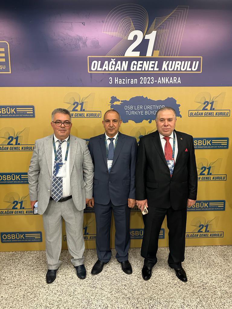 em_kacelikyapi's tweet photo. Yönetim Kurulu Başkanımız Sn. Hacı Osman Övüç, Kayseri Organize Sanayi Bölgeleri Üst Kuruluşu (OSBÜK) 21. Olağan Genel Kurulu’na katıldı. 

OSBÜK’te Kayseri Organize Sanayi Bölgesi’ni temsil edecek Yönetim Kurulu Başkanımız Sn. Hacı Osman Övüç’e başarılar diliyoruz. https://t.co/7mgVdEk4Oj