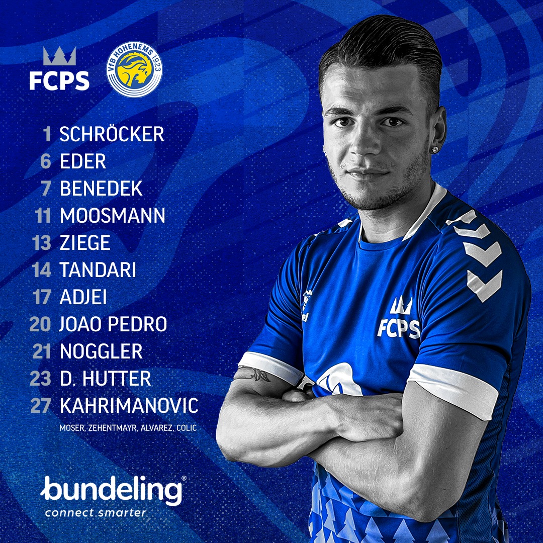 FCPSen's tweet photo. Today's Starting Line-Up 💙⏫

#Pinzgau23 #MountainousPineBlues #OnwardTogether https://t.co/LxJUPfyBnl