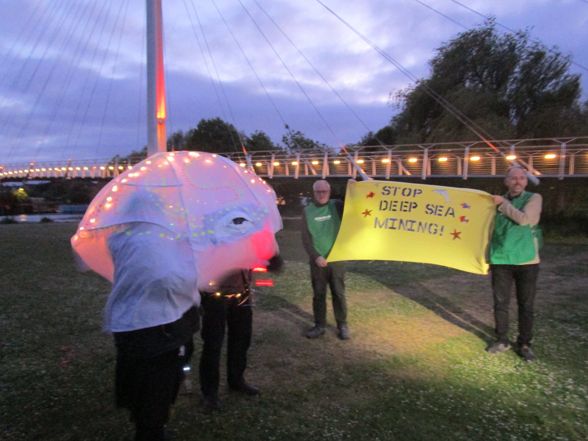 Greenpeace  in Reading are warning of the destructive potential of deep sea mining. <a href="/AlokSharma_RDG/">Rt Hon Lord Alok Sharma</a>  please urge Rishi Sunak to support a ban of deep sea mining at the International Seabed Authority meeting in July. Join in by taking action here: shorturl.at/lY589
