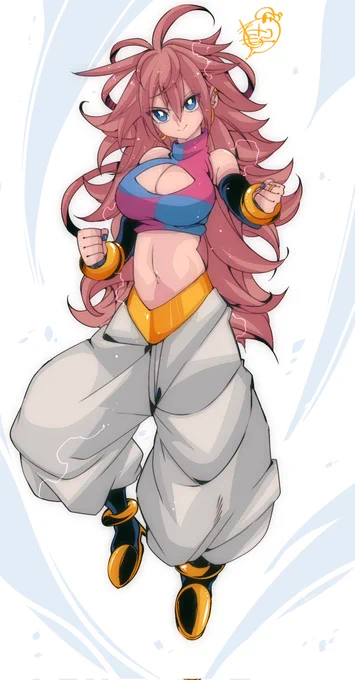 今週も描いた描いた! #人造人間21号 #DragonBall