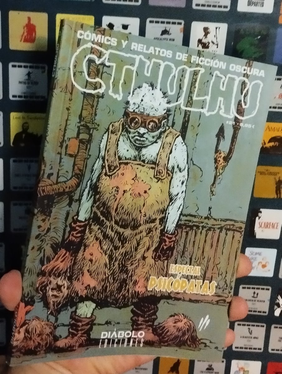 CTHULHU #27, de V.V.A.A.

Especial Psicópatas que debo decir que muchos psicópatas no es que haya, jajaja, pero me ha sorprendido la miríada de autores que se aglutinan y hacen tantas historias tan interesantes. Mención especial a la historia dividida en dos partes.
