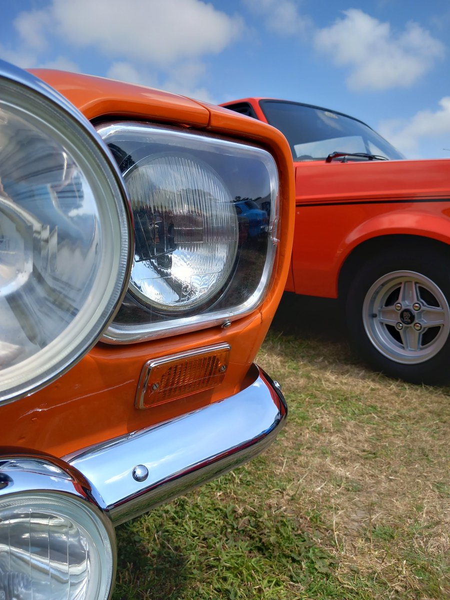 Perfect weather here today, loads on show, even took the green Mutt down! Wear sun screen 😂 @classicfordmag @ThomasConnolly_ @StHelierJsy @TheOnlyGuru @WRCgerardquinn #classicford @HistoryUnter @drum_puppy @Old_Skool_Ford