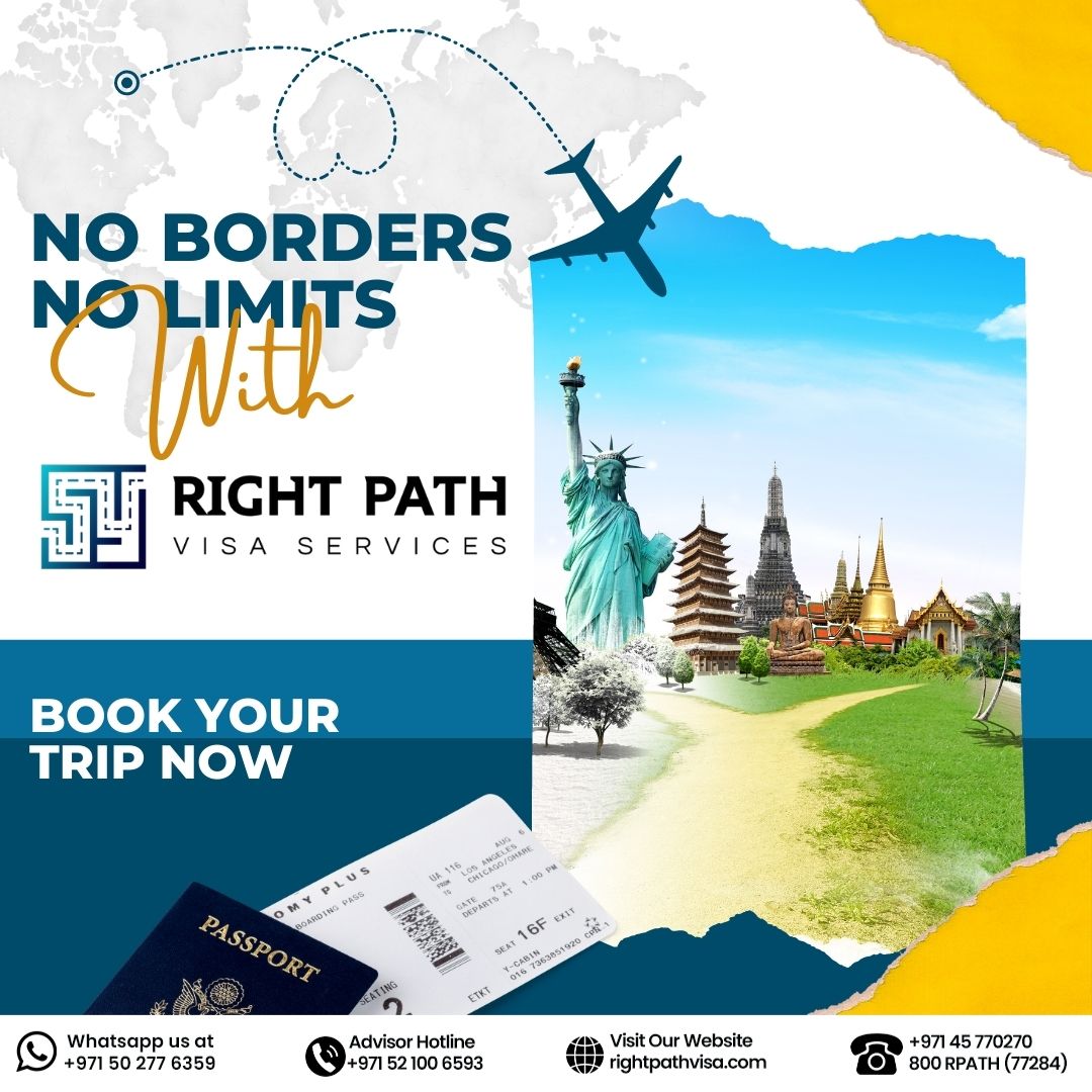 NO BORDERS
NO LIMITS WITH RIGHT PATH VISA SERVICES
BOOK YOUR TRIP NOW!
#RIGHTPATHVISASERVICES #right #path #VISA #services #explore #Lithuania #immigration #email #dubai #uae #romania #spain #ukvisa #uk #schengen #SchengenArea #crotia #germany