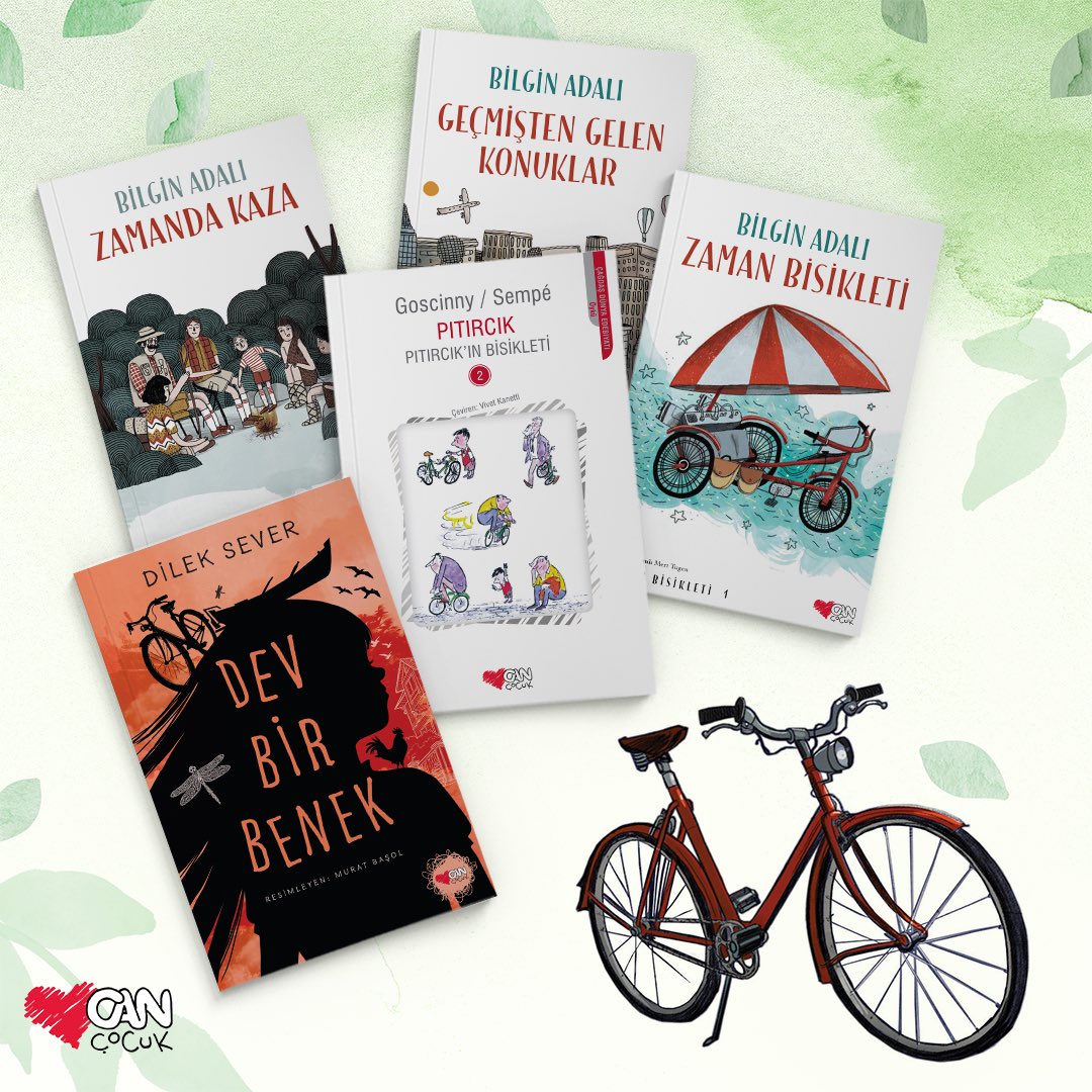 Dünya Bisiklet Günü’nü, çok özel üç bisikletin başrolde olduğu beş harika kitapla kutluyoruz.