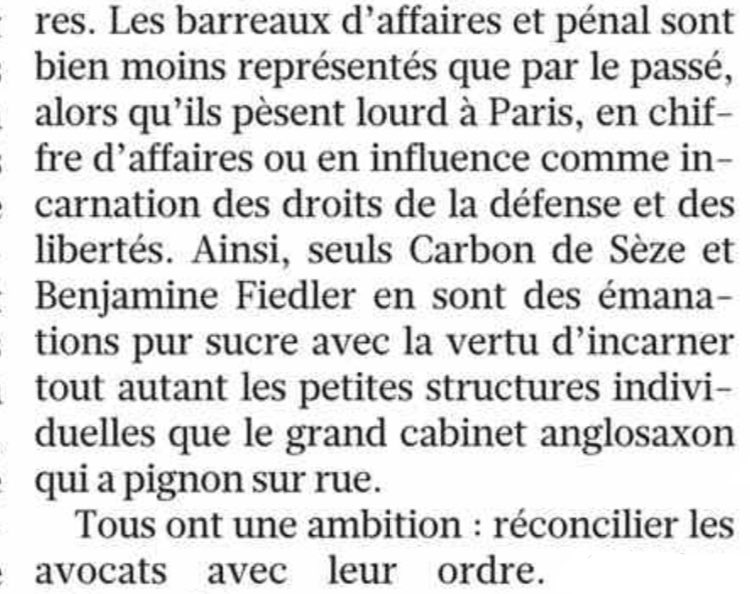 L’élection bâtonnale dans @Le_Figaro aujourd’hui ! Merci à @paulegonzales pour son article 🗞️! 

À retrouver ici ➡️ lefigaro.fr/actualite-fran…