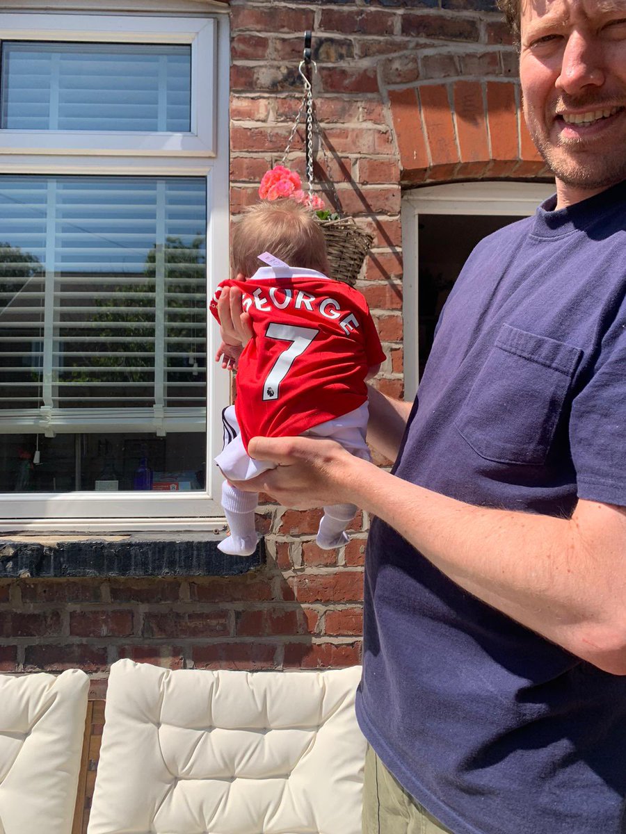 My brother with his two week old baby. Georgie Withs. They call him the Levenshulme boy ❤️ x