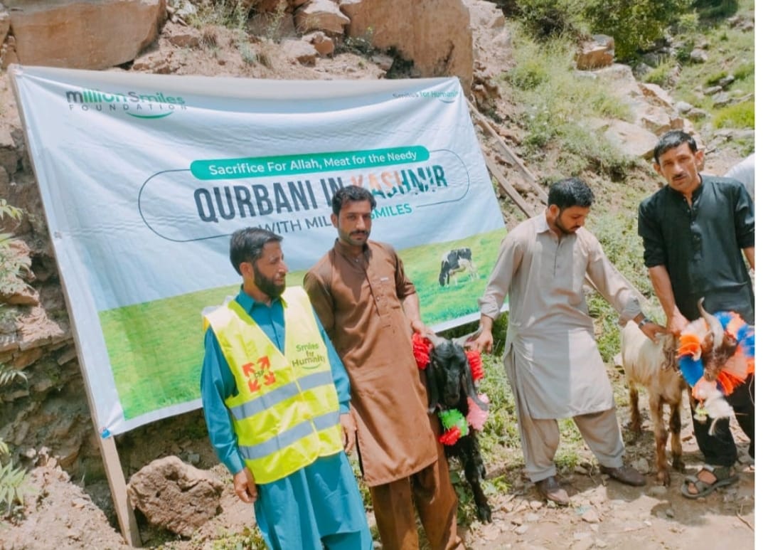 Our true acquisitions lie only in our charities, we get only as we give.
#Qurbani_withMillionSmiles