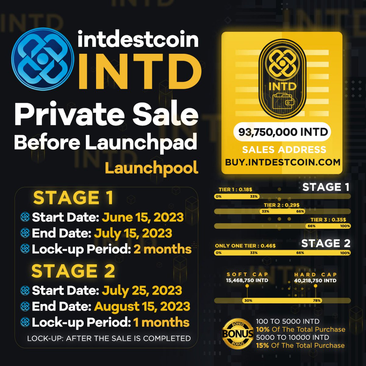 🟢INTDESTCOIN(INTD)is a revolutionary digital ecosystem that transcends geographical boundaries and allows for the validation of any digital content.
 links:
Project support kit graphic package
youtube.com/@intdestcoin
twitter.com/intdestcoin
W W W . I N T D E S T C O I N . C O M