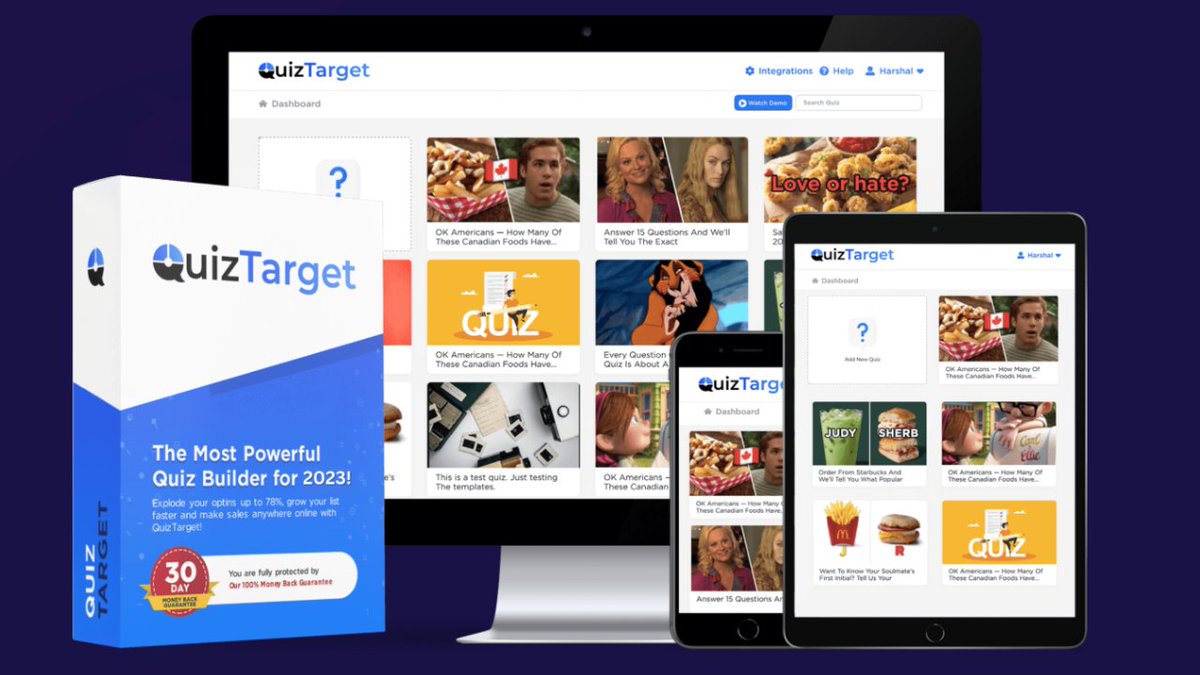 Tech_INFO_01's tweet photo. @elonmusk QuizTarget AI
World's First Al. Powered Quiz, Surveys and Poll Builder With Interactive Video and Lead
Generation Technology.
#QuizTargetAI #QuizTarget #AI #ShowMeYourTrophy #FACupFinal 
Click here for more details: https://t.co/l204lDsBkq https://t.co/j1TR3HrQdn