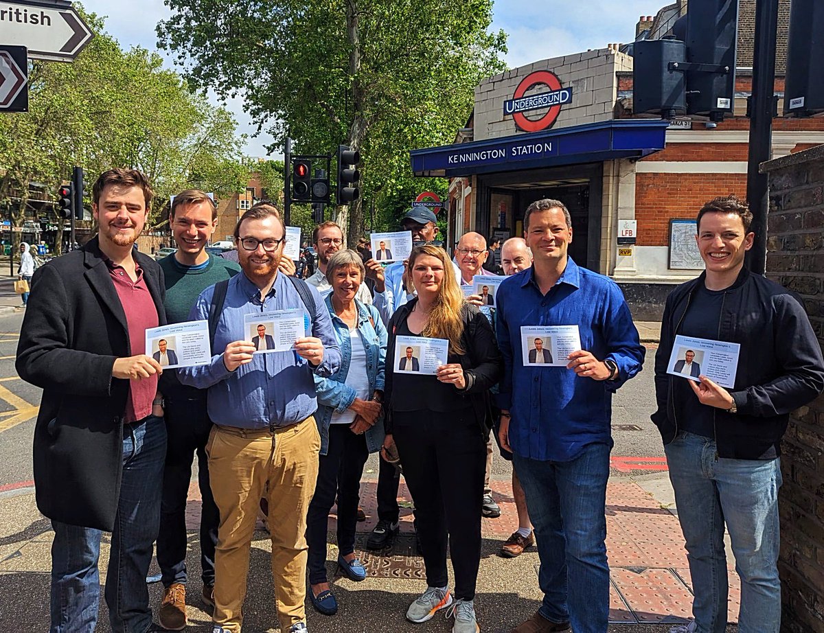 Great turnout for <a href="/LewisJAJones/">Lewis Jones</a> ahead of the Newington by-election at the end of the month!! 🗳️