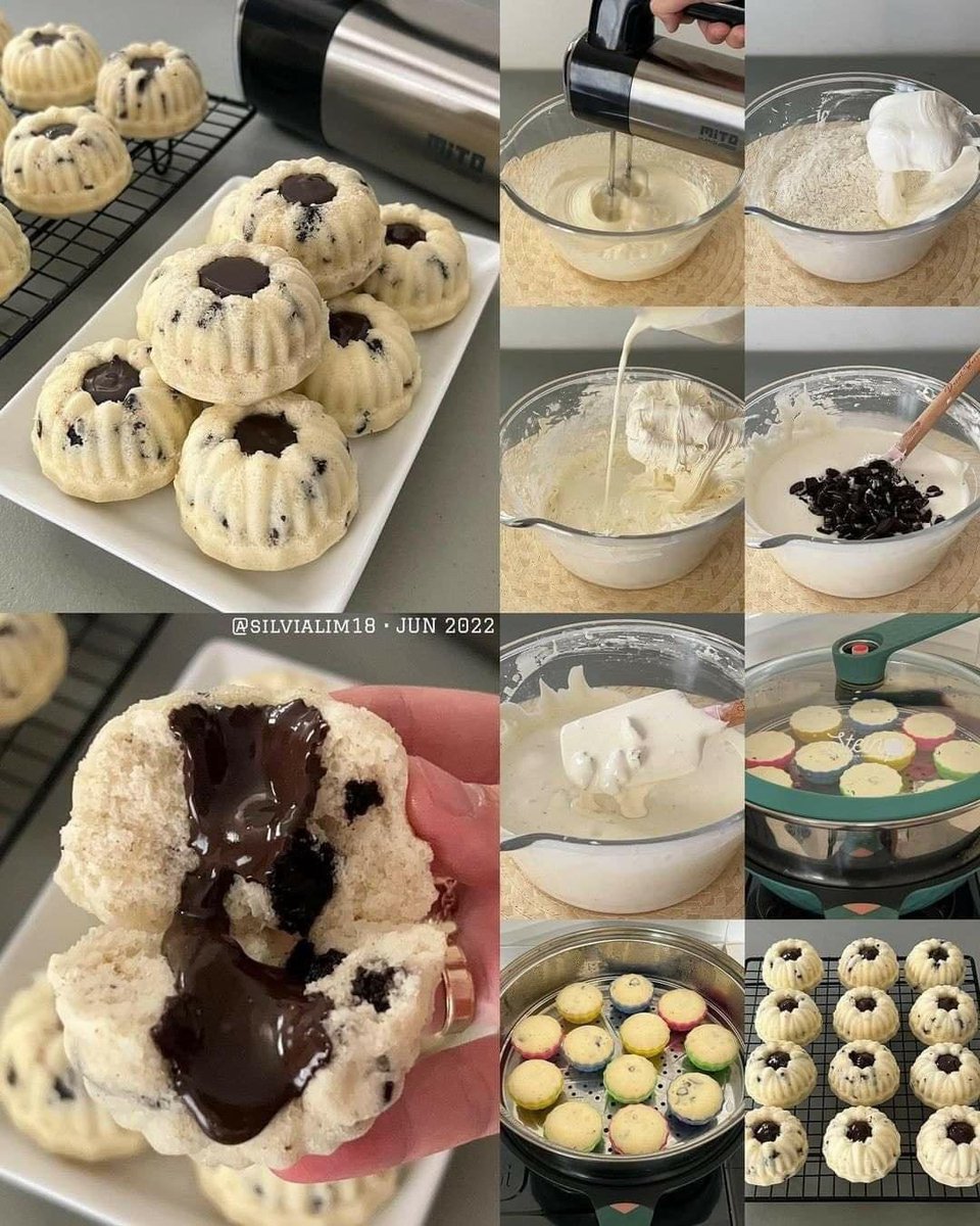 Jomkitamy's tweet photo. Resepi apam susu oreo 😍 #Jomkita 

Korang boleh la cuba buat apam ni sebab nampak sedap tau. Lagi lagi dengan chocolate yang cair kat tengah tu🤤 https://t.co/i4iAKyjGAV