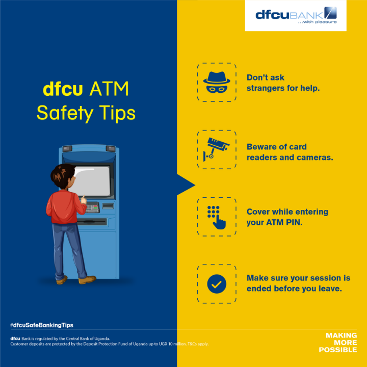 dfcu Bank on Twitter "For safety purposes, follow these tips to keep