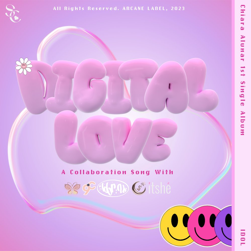 ㅤㅤ

ㅤㅤㅤㅤㅤㅤ𝐂𝐇𝐈𝐀𝐑𝐀 𝐀𝐋𝐔𝐍𝐀𝐑
ㅤㅤㅤ  ㅤ   𝟏𝐒𝐓 𝐒𝐈𝐍𝐆𝐋𝐄 𝐀𝐋𝐁𝐔𝐌

ㅤㅤㅤㅤㅤ   𝑨 𝑪𝒐𝒍𝒍𝒂𝒃𝒐𝒓𝒂𝒕𝒊𝒐𝒏 𝑺𝒐𝒏𝒈
ㅤㅤㅤ  ㅤㅤㅤ  “𝑫𝒊𝒈𝒊𝒕𝒂𝒍 𝑳𝒐𝒗𝒆”

ㅤㅤ