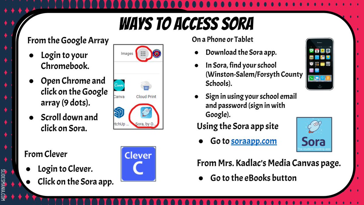 Speas Global Elem (@speasglobal) on Twitter photo There is an excellent app for #SummerReading. #Sora is a great way to read on the go or access books from home. You can add the NC Kids Digital Library and the North Carolina Digital Library for even more titles! <a href="/SpeasBeesRead/">Mrs. Kadlac</a> Directions:
docs.google.com/presentation/d… There is an excellent app for #SummerReading. #Sora is a great way to read on the go or access books from home. You can add the NC Kids Digital Library and the North Carolina Digital Library for even more titles! <a href="/SpeasBeesRead/">Mrs. Kadlac</a> Directions:
docs.google.com/presentation/d…