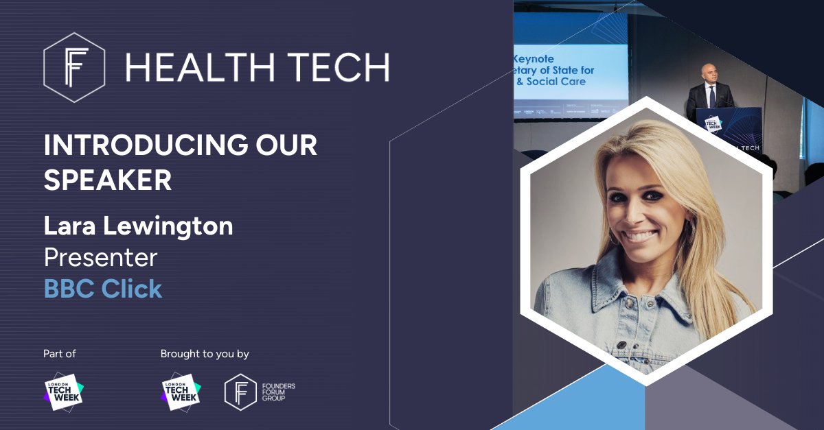 🎤 Speaker announcement 🎤 We're ecstatic to welcome @LaraLewington, Presenter, @BBCClick as a Leaders Stage HealthTech speaker at #LTW2023 😎