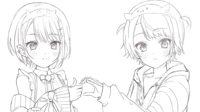 いい感じのラフが出来たぜ