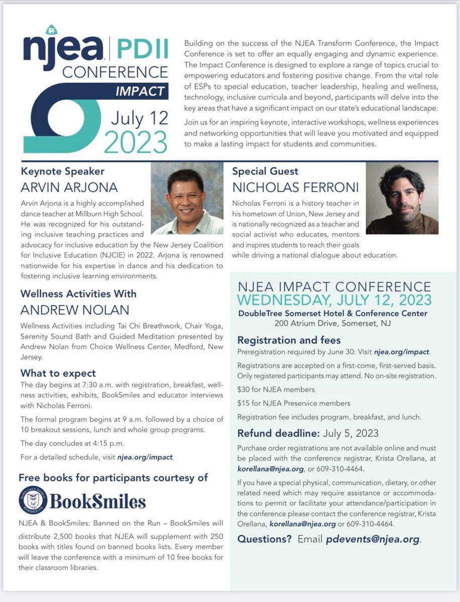 NJ educators—join us for an awesome day of learning and rejuvenation at Impact on July 12! Registration is now open!