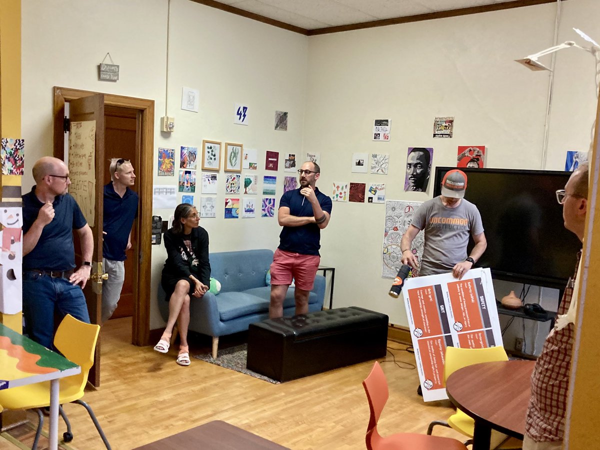 EdNorthMN's tweet photo. Awesome to see https://t.co/w9CAy1cs5m inside Exploration High School and learn more about how they’re hammering out solutions with students #durableskills https://t.co/AiHFxNb8fu